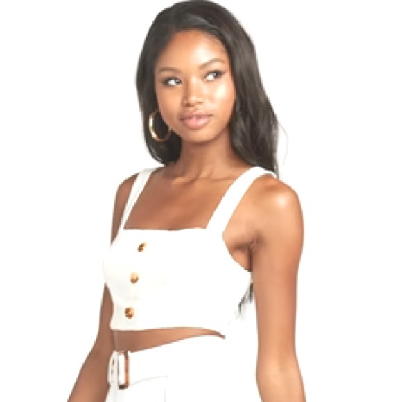 Show Me Your MuMu Tops - Adeline Crop Top